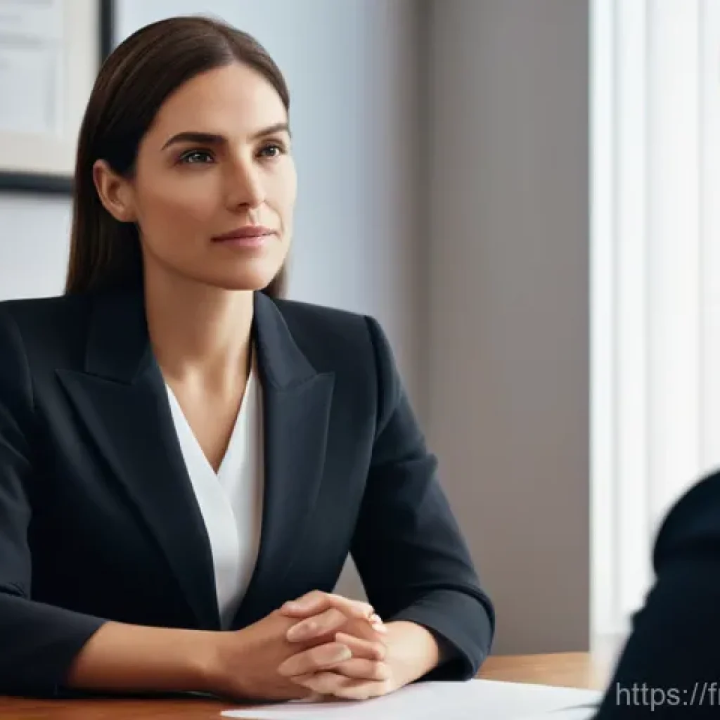 법률자문가의 경력 체크리스트 - **Prompt: Empathetic Legal Counsel in a Modern Office**
    A highly detailed, professional image of...