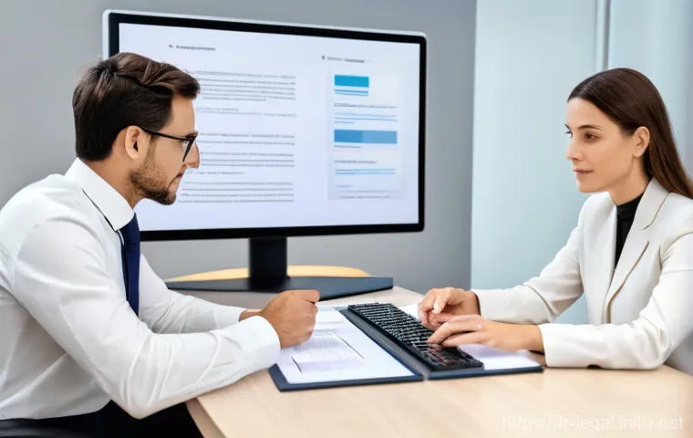 법률 자문가 업무 효율성 향상 - **Prompt: AI-Powered Legal Insight**
    "A sophisticated, modern French lawyer, mid-thirties, weari...