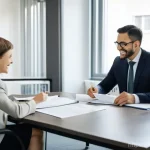 법률자문가의 실무 사례 - **Prompt 1: Family Legal Guidance**
"A heartwarming scene inside a modern, tastefully decorated ...