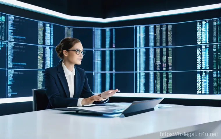 법률 자문가의 효율적 업무 관리 - **Image Prompt 2: Mindful Break in a Professional Setting**
    A close-up to medium shot of a diver...